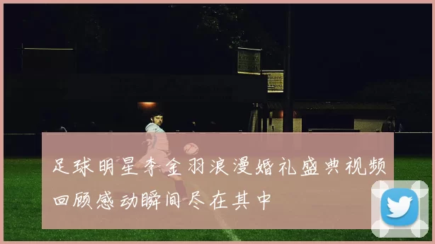 足球明星李金羽浪漫婚礼盛典视频回顾感动瞬间尽在其中